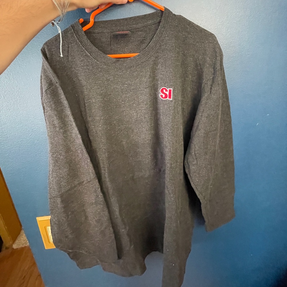 Vintage XL sport illustrated gray long sleeve shirt.